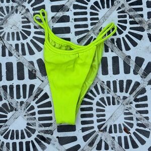 Montce Citron Micro Rib Brasil Bikini Bottom